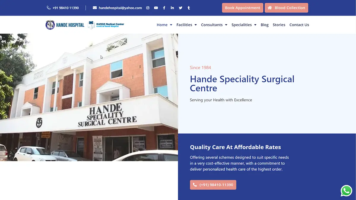 Hande Hospital - Speciality Surgical Centre in Chennai
