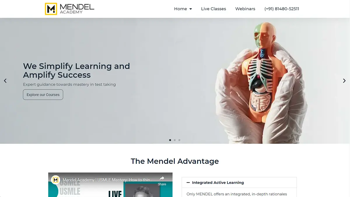 MENDEL Academy _ Best Medical PG Prep in India